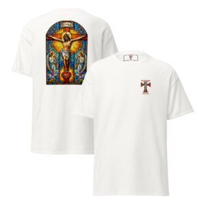 T-shirt Christ vitraux