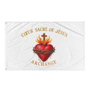 Drapeau coeur sacré de jesus