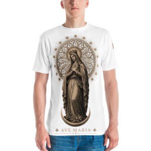 T-shirt Ave Maria all over