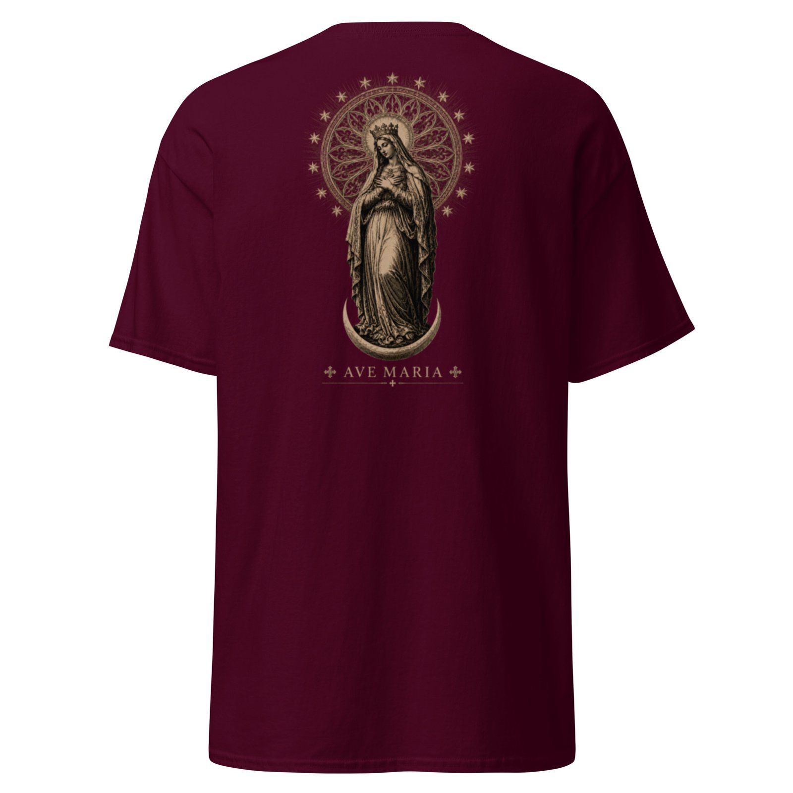 T-shirt ave maria cuivre - Image 2