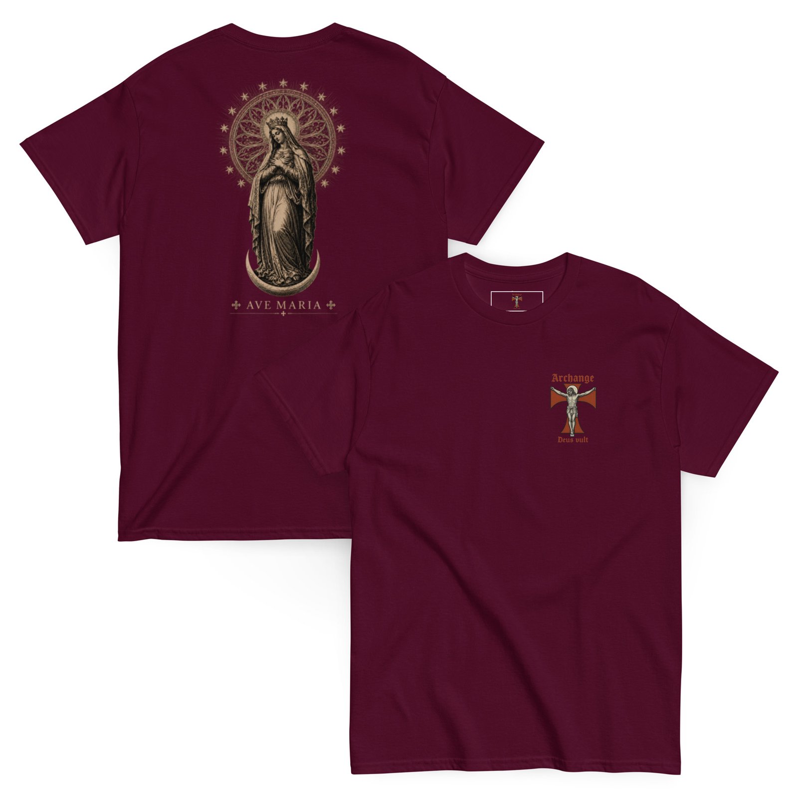 T-shirt ave maria cuivre - Image 10